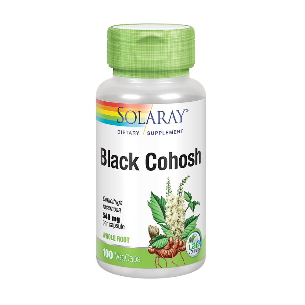 Solaray Black Cohosh 540 mg Womens Health & Menopause Support
