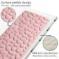 thumbnail image 3 of Memory Foam Bath Mat Rug 32x20, Soft and Absorbent Cobblestone Bathroom Rugs, SBR Non-Slip Bottom, Comfortable, Quick Dry Machine Washable Bath Carpet for Bathroom, Tub and Shower, 3 of 9