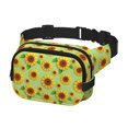 thumbnail image 2 of Easygdp Sunflower Leaves Fanny Packs para Mujeres y Hombres, Bolsa de Cinturón, Bolsos de Cruz para Trabajo/Correr/Senderismo, 2 of 9