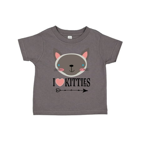 

Inktastic Cat Siamese Owner I Love Kitties Gift Toddler Toddler Girl T-Shirt