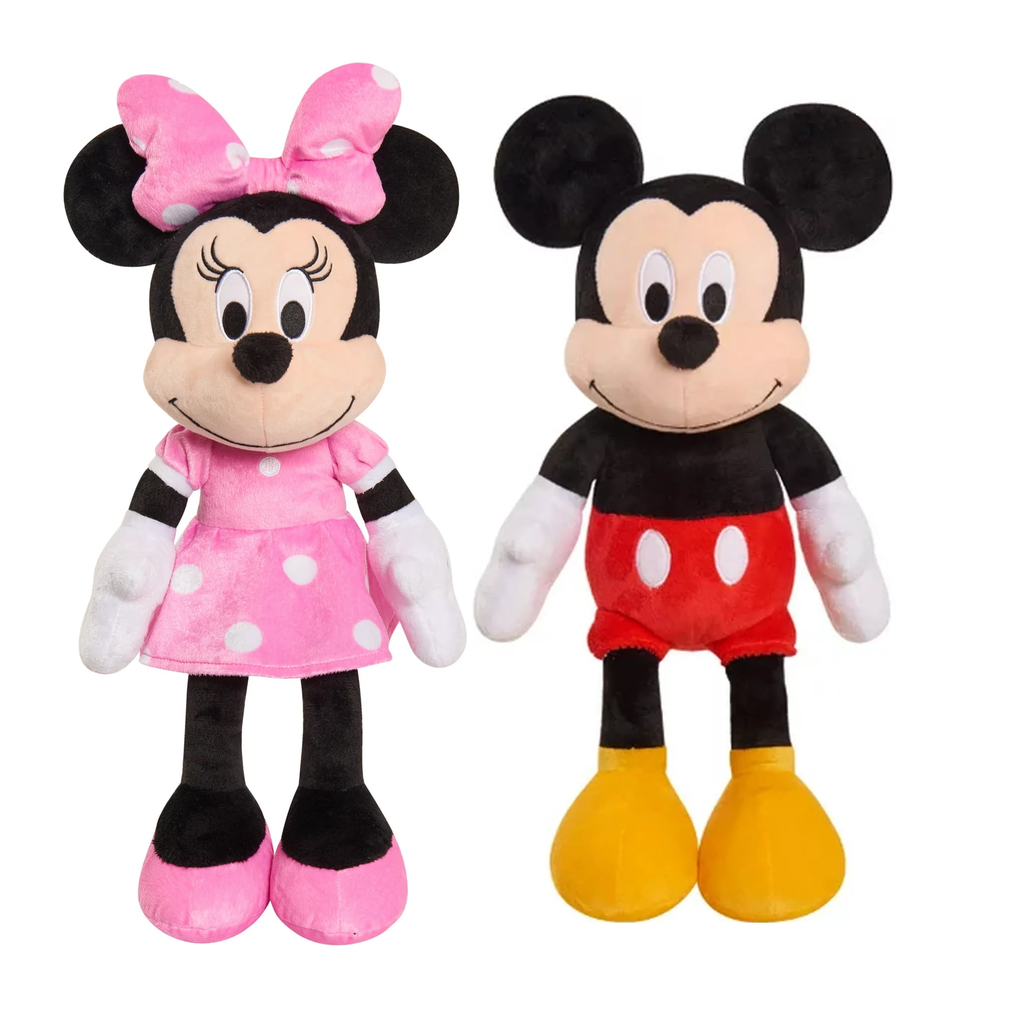 Disney Minnie Mouse Mickey Mouse 19 inch Multi Color Plush Kids