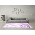 thumbnail image 3 of Ahgly Company Indoor Square Solid Purple Modern Area Rugs, 3' Square, 3 of 4