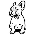 thumbnail image 6 of SPRING PARK Funny French Bulldog Reflective Car Vehicle Body Window Decals Sticker Decor, 6 of 7