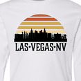 thumbnail image 4 of Inktastic Las Vegas Nevada Skyline Retro Long Sleeve Youth T-Shirt, 4 of 5