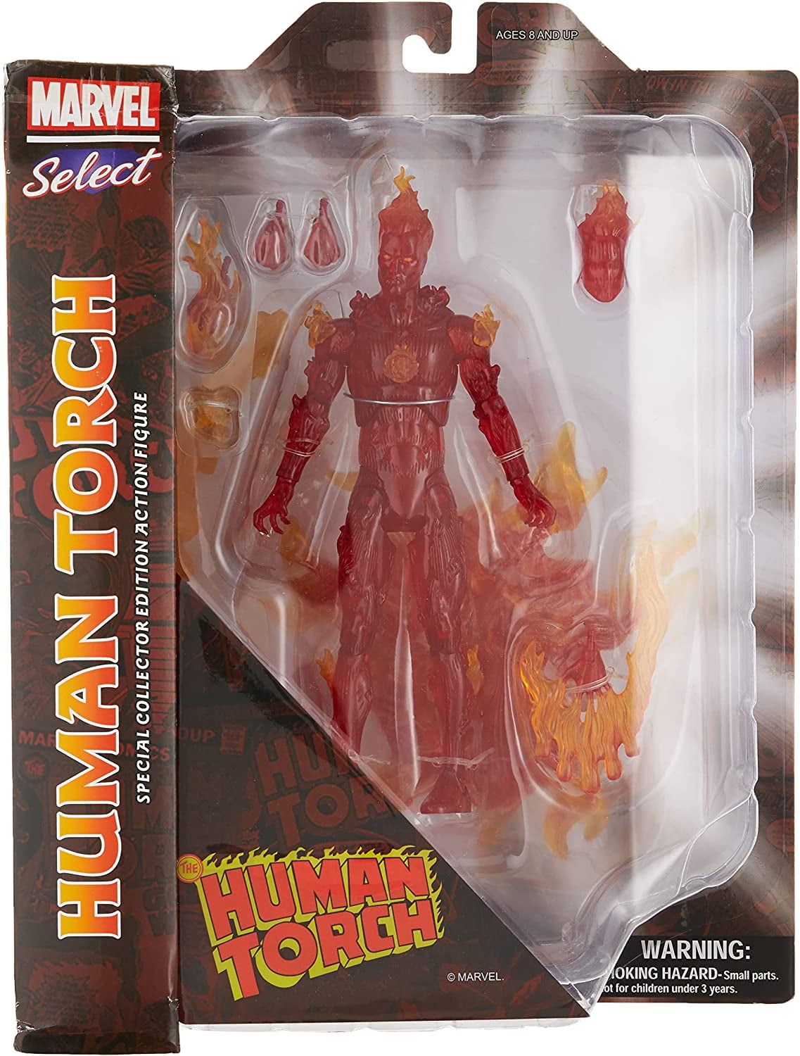 Marvel Select figurine Human Torch 18 cm
