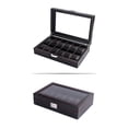 thumbnail image 3 of Ausalivan 12 Slots Watch Organizer Box for men., 3 of 6