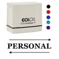 thumbnail image 2 of Printtoo Personal Self Inking Rubber Stamp Pre-Inked Office Stamp- Home Office Business Stationery, 47 x 20 mm Green, 2 of 7