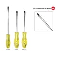 thumbnail image 4 of Juego De 6 Desarmador Punta Plana y Phillips Cruz Mango Pvc Linea Keer Santul Punta plana y cruz, 4 of 7