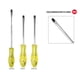 thumbnail image 4 of Juego De 6 Desarmador Punta Plana y Phillips Cruz Mango Pvc Linea Keer Santul Punta plana y cruz, 4 of 7