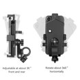 thumbnail image 4 of HLONK Support de Téléphone pour Moto Libération Rapide Support de Téléphone Anti-Vibration pour Téléphone Intelligent 4-7 Pouces Rotation à 360 Degrés, 4 of 8