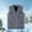 Gray, variant on Zynviq Casual Mens Sweater V Neck Button Down Fleece Plaid Sleeveless Sweater Vest Mens Knitted Tops,L