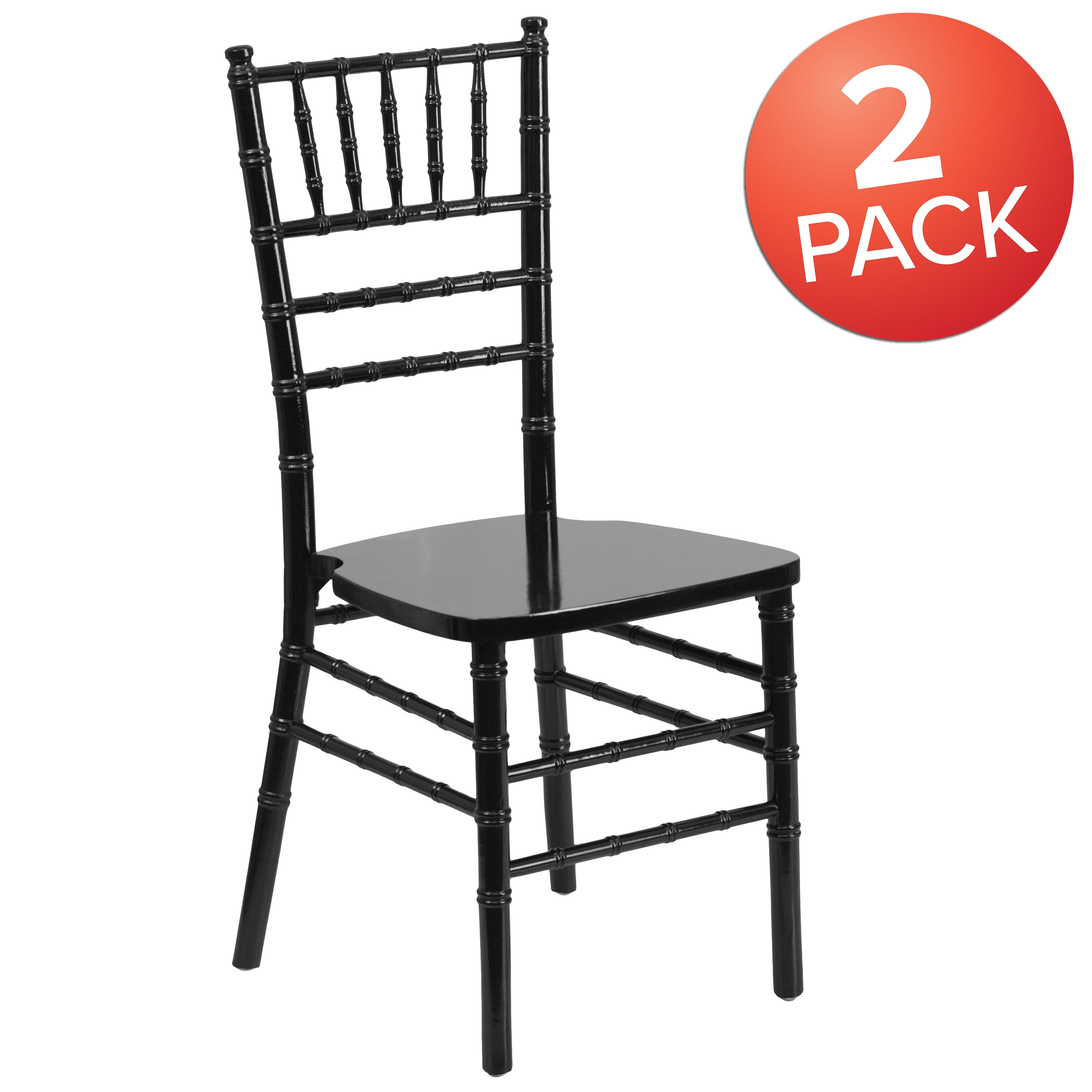 Photo 1 of (OPENED FOR INSPECTION)
Flash Furniture 2-Pack HERCULES Series Wood Chiavari Chair, Multiple Colors