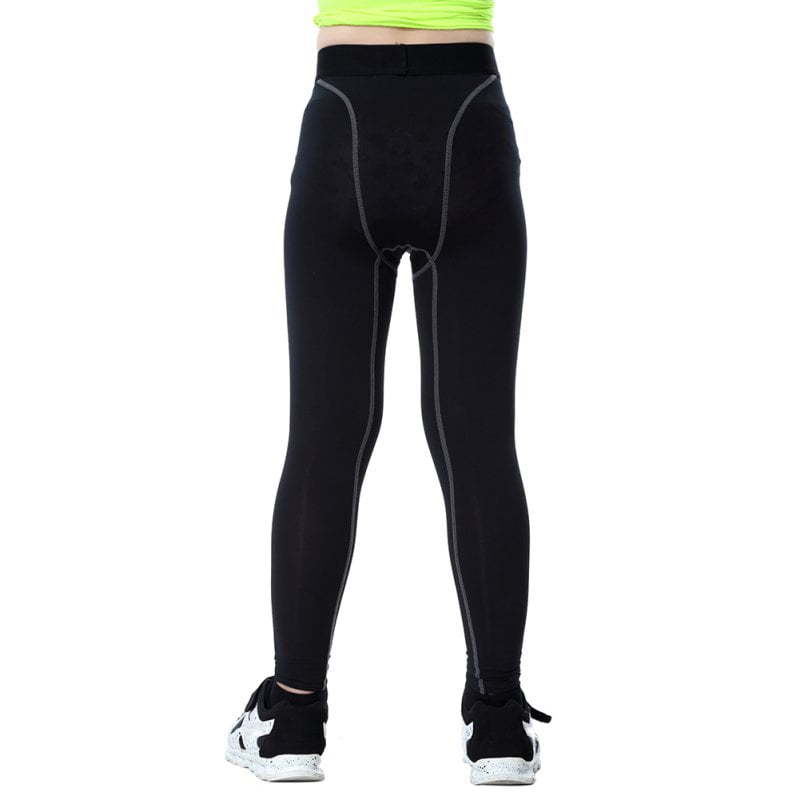 Boys & Girls Compression Tights Sport Leggings Base Layer Soccer Hockey Thermal Pants for Kids