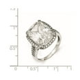 thumbnail image 3 of Cheryl M Sterling Silver CZ Square Ring, 3 of 3