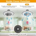 thumbnail image 5 of 20" LED Ceiling Fan Light, Round Pendant Fan with Light, Modern Style Ceiling Fan, Remote & App Control, 5 of 8