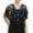 D, variant on Shawl Top Women Fashionable Mesh Sequined Tassel Gown Shawl Elegant Beaded Smock Cape B,One Size
