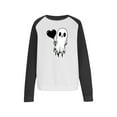 thumbnail image 7 of GaThRRgYP Soft Touch Round Neck Long Sleeve Top Women,Women's Halloween Printed Round Neck Long Sleeved Oversized Sweatshirt Black S, 7 of 7