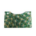 thumbnail image 2 of Goofa Thorns Of Macro Cactus Pattern Triangle Square Tissue Box Cover, Modern PVC Leathe Facial Paper Holder,Decorative Holder/Organizer for Bathroom Vanity Countertop, 2 of 9