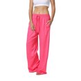 thumbnail image 3 of SAYOO Pantalones / pantalones cortos casuales para mujeres, pantalones de piernas rectas sueltos SAYOO moda, 3 of 9