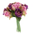 thumbnail image 2 of 12 Cabezas Artificial Boda Vacaciones Ramo 25 General Decoración Floral de Bricolaje - Púrpura perfecl Flor de seda artificial de la boda, 2 of 8