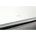 thumbnail image 2 of Sumdeal Mirror Bathroom Mirror 60"X36" Rectangular Aluminum Framed Anti-Fog LED Lighted Wall Bathroom Vanity Mirror with Lights,Black, 2 of 8