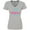 Athletic Heather, variant on Inktastic I Got It From My Mama, Arrow, Hearts - Blue Pink Women's V-Neck T-Shirt