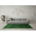 thumbnail image 3 of Ahgly Company Indoor Round Persian Emerald Green Traditional Area Rugs, 4' Round, 3 of 4