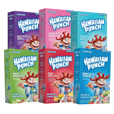 Hawaiian Punch Drink Mix Singles To Go! Berry Bonkers, 8-ct box ...