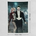 thumbnail image 2 of Joker Harley Quinn Tapestry Luxury Wall Hanging Tapestries Decoration For Living Room Bedroom Dormitory Mural Blanket Wall Art Tapestry, 2 of 8