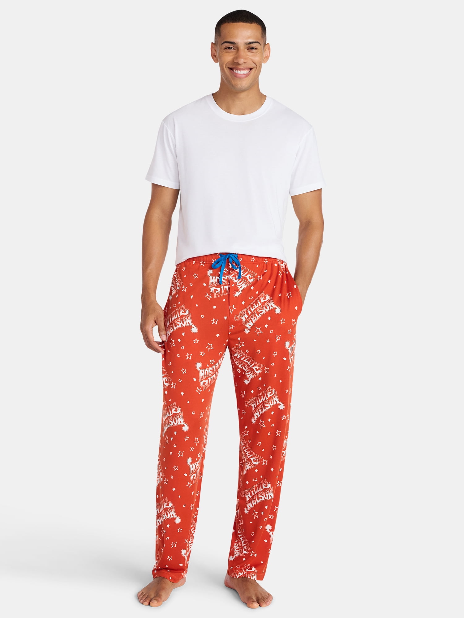 Willie Nelson Men's Graphic Sleep Pants, Sizes S-2XL