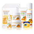 thumbnail image 1 of Juego de cuidado de la piel de cúrcuma, kit facial con limpiador facial, tónico, crema para ojos, suero facial, bálsamo labial de miel, loción facial y 3 máscaras de miel, kit de cuidado de la piel de, 1 of 5