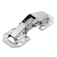 thumbnail image 3 of 3-Inch 90-Degree No-Drilling Hinge, Soft-Close Damping Bridging Shape Surface-Mounted Hinge For Cabinet And Wardrobe Doors, 2-Piece Set, 3 of 8