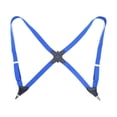 thumbnail image 2 of Maoww Polyester Men Women Brace Fashionable Replacement Portable Stylish Adjustable Elastic Back Braces with 2 Clips Blue, 2 of 9