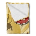 thumbnail image 2 of Vintage Soft Flannel Fleece Throw Blanket, Welcome to Texas Signboard Poster Cadillac Art Car Cowboys Town Rodeo Design, Cozy Plush for Indoor and Outdoor Use, 70" x 90", Multicolor, by Ambesonne, 2 of 5