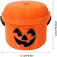 thumbnail image 3 of Liquidation! Mini Seau d'Halloween Imprimé 3D Citrouille d'Halloween Mini Seau Mini Seaux en Plastique pour Fête d'Halloween Ornement de Bureau, OR2, 3 of 9