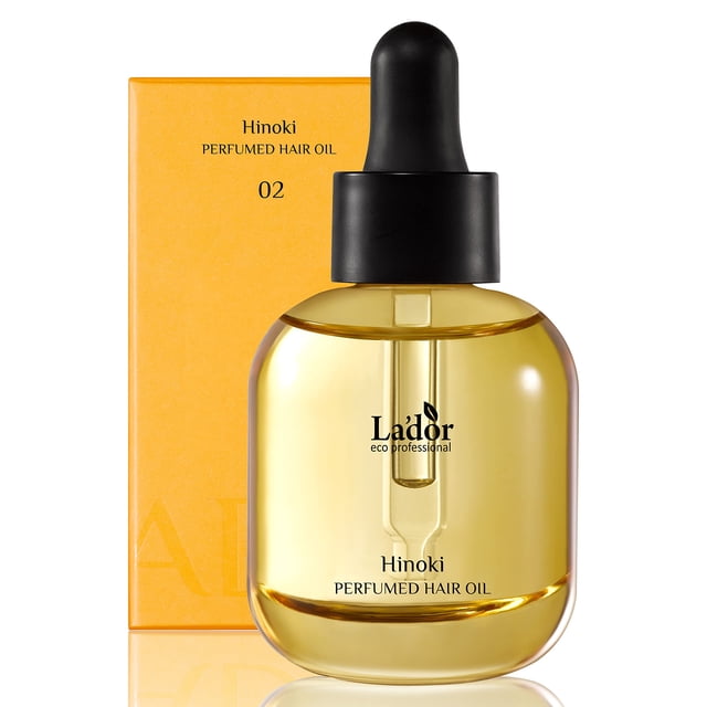 Aceite de perfume para cabello seco LA'DOR Hinoki, antiencrespamiento, 30 ml