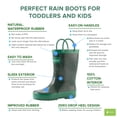 thumbnail image 3 of Oaki Kids Waterproof Rain Boots with Easy-On Handles, 3 of 3