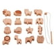 thumbnail image 1 of 16Pcs Wooden Animal Blocks Lacing Toy Learning Activities for Toddlers Kids, 1 of 9