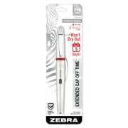 Zebra Pen PM-701 Permanent Marker Red 1pk