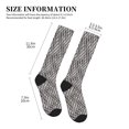 thumbnail image 4 of Pofeuu Black White Stripes Print Compression Socks for Women & Men Circulation - Best Support for Nurses,Running,Athletic,Sports, 4 of 7