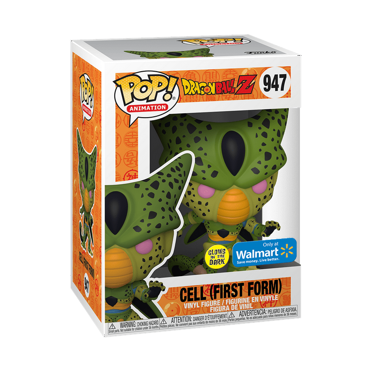 Funko POP! Animation: Dragon Ball Z - Cell (First Form) (Glow) - Walmart  Exclusive