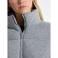 thumbnail image 5 of No Boundaries Knit Puffer Jacket, Women's, 5 of 6