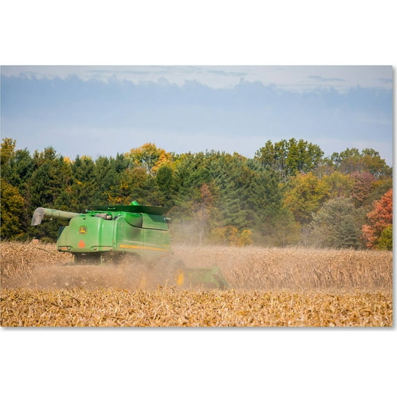 Trademark Fine Art Jason Shaffer John Deere Canvas Wall Art - 16x24