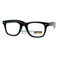 thumbnail image 3 of SA106 Retro Horn Rim Multi 3 Focus Progressive Reading Glasses Black 1.0, 3 of 4