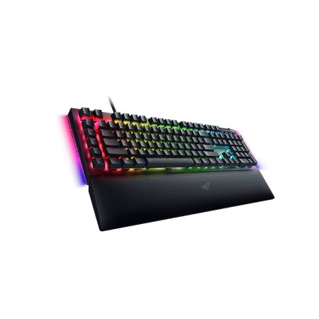Razer - BlackWidow V4 Full Size Wired Mechanical Green Switch Gaming Keyboard with Chroma RGB - Black