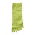 thumbnail image 3 of INSPIRE CHIC Women's 2 Pair Japanese Cartoon Print Five Toe Socks Green, 3 of 3