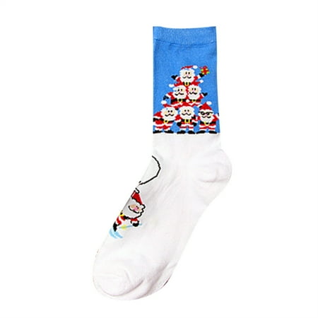 

Christmas Colorful Fancy Socks Non-slip Warm Winter Socks for Men Women Teens Couples 25