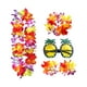 thumbnail image 1 of Conjunto de disfraz hawaiano tropical BLESIY ACCESORIO para mujeres Multicolor falda hawaiana, 1 of 8