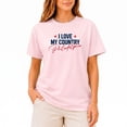thumbnail image 4 of I Love My Country Philadelphia T-Shirt – Patriotic Pride Theme – Unisex Adult Everyday Wear, 4 of 6