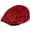 Red, variant on Single-Color Sequin Beret Cap Comfortable All-Match Beanie Artist Hat Outdoor Travel Casual Sunshade Duckbill Cap
